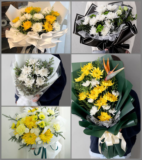 广东江门市开平市塘口镇四九村白事花束代送
